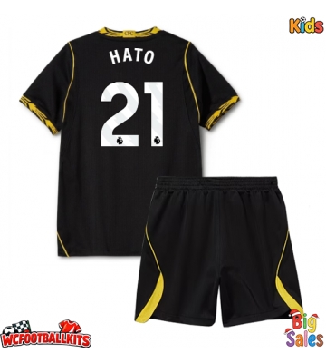 Chelsea Jorrel Hato #21 Replica Away Stadium Kit for Kids 2026-27 Short Sleeve (+ pants)